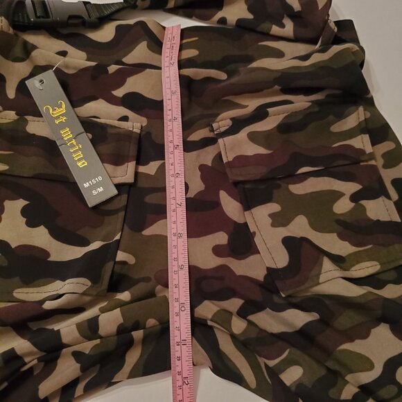 Women's Camouflage Printed Pants Casual Stretchy Size S/M. - Picture 11 of 15
